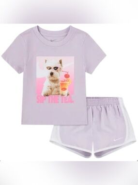 SUMMER SALE 🚨Nike toddler girls' "TCOE Tempo" lavender 2-piece set